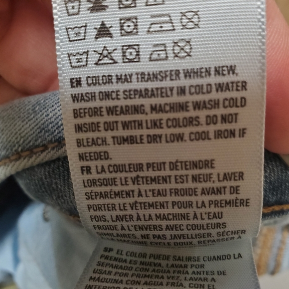 American Eagle Flare Jeans Super Stretch 14 No holes - Picture 6 of 8